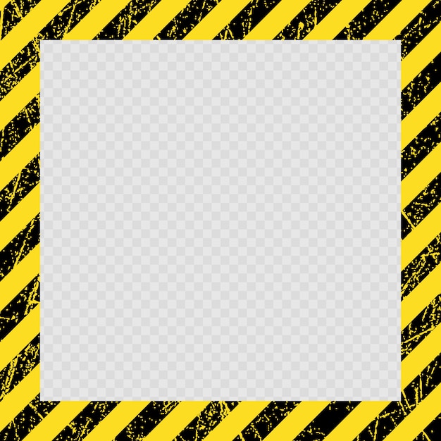 Alert safety frame | Premium Vector