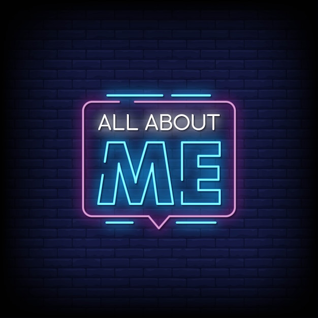 All About Me Sign