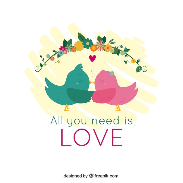 Free Vector All You Need Is Love