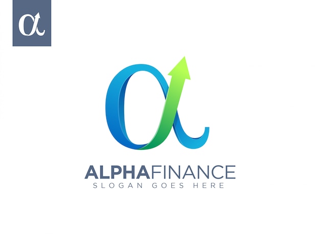 Download Free Alpha Symbol Of Growth Financial Logo Premium Vector Use our free logo maker to create a logo and build your brand. Put your logo on business cards, promotional products, or your website for brand visibility.