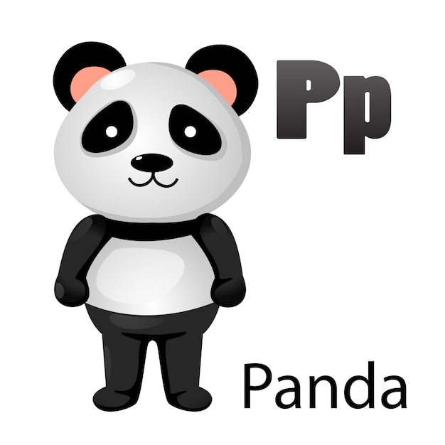premium-vector-alphabet-letter-p-panda