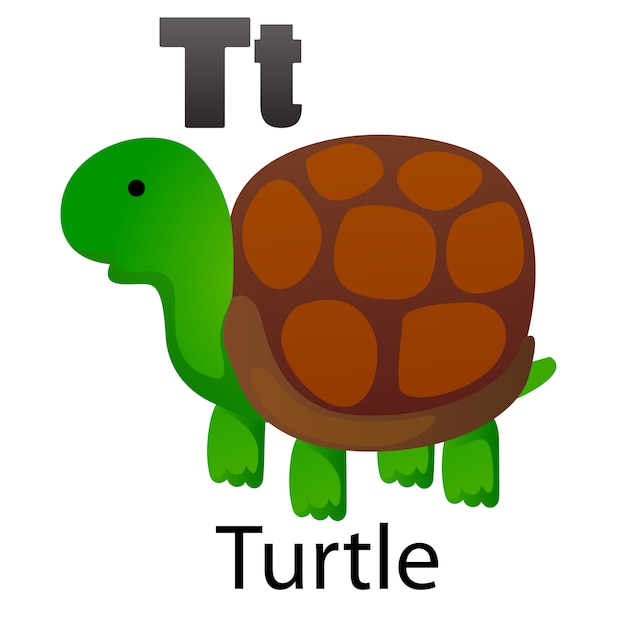 Download Free Alphabet Letter T Turtle Premium Vector Use our free logo maker to create a logo and build your brand. Put your logo on business cards, promotional products, or your website for brand visibility.