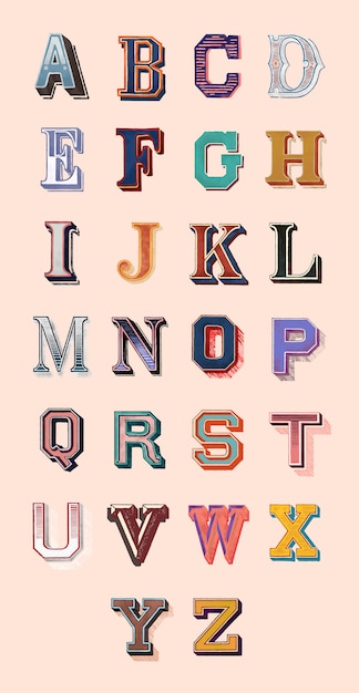 Download Alphabet | Free Vector