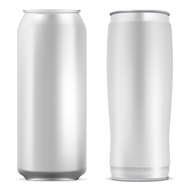 Premium Vector | Aluminum can blank.