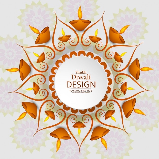 Amazing background to celebrate diwali