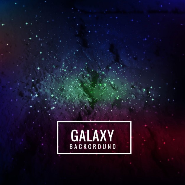 Amazing Galaxy Background Free Vector