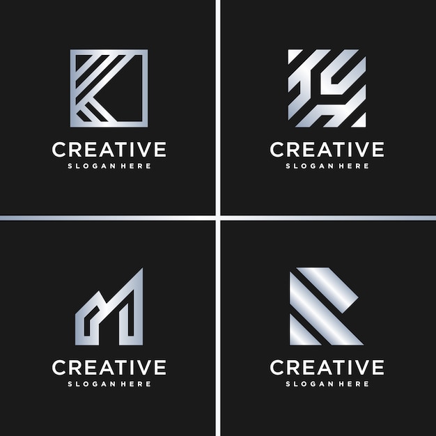 Download Free Amazing Gradient Silver Logo Collection Letter Construction Use our free logo maker to create a logo and build your brand. Put your logo on business cards, promotional products, or your website for brand visibility.