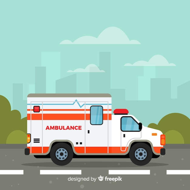 Free Vector | Ambulance vector