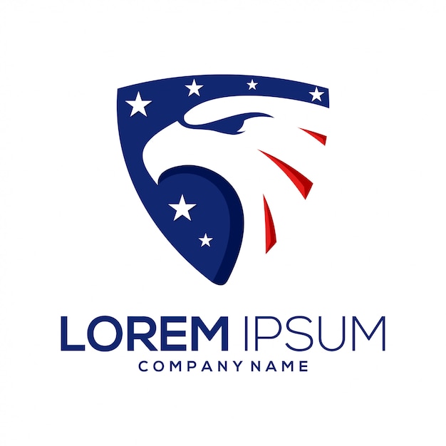 Premium Vector | American eagle logo