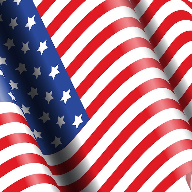 American flag background ideal for 4th july\
celebrations