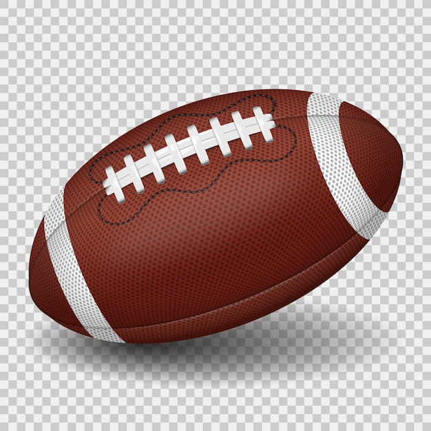 アメリカンフットボールのボールのイラスト プレミアムベクター