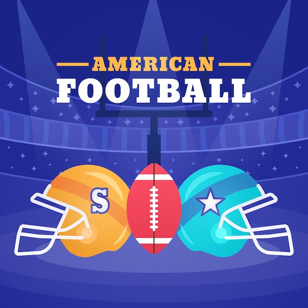 Premium Vector | American football illustration