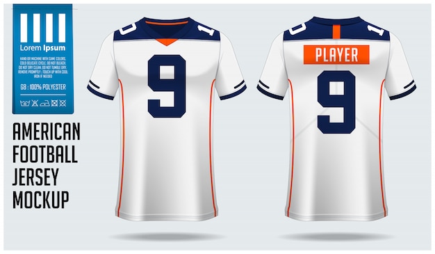 Download View American Football Kit Mockup Front View Gif ...