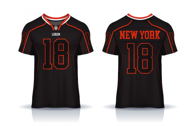 Download American football jersey,t-shirt sport template.uniform ...