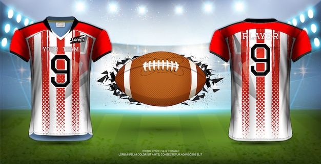 American football Premium Vector