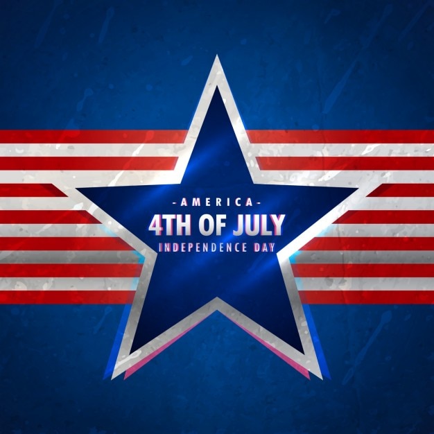 American independence day background with\
star