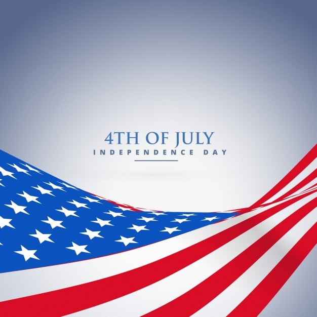 Free Vector American Independence Day Background