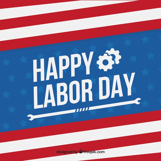 American labor day background