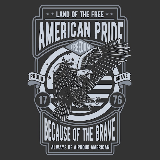 Download American pride eagle Vector | Premium Download