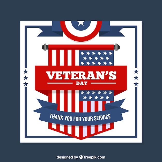 free-vector-american-veteran-s-day-card