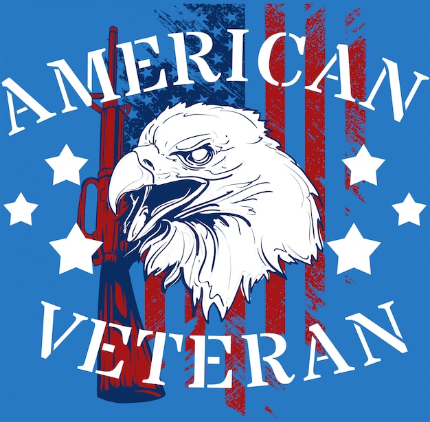 Download Premium Vector | American veteran
