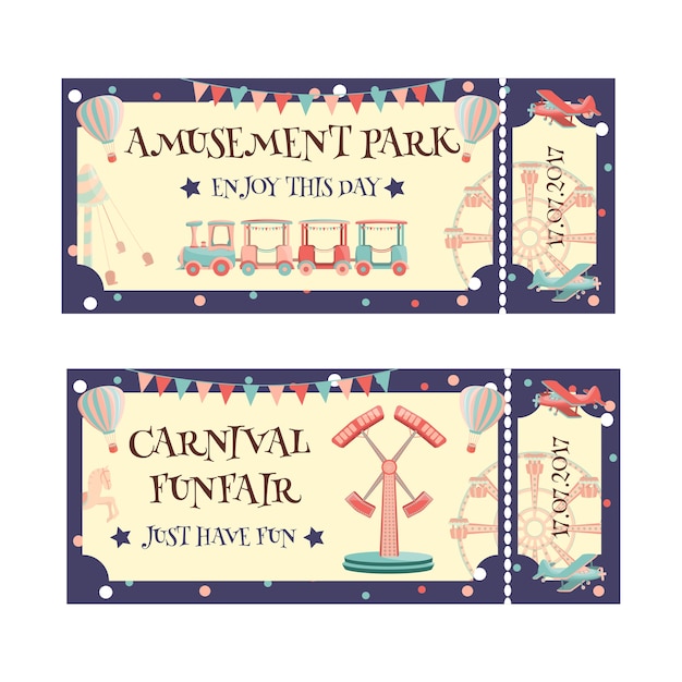 premium-vector-amusement-park-ticket