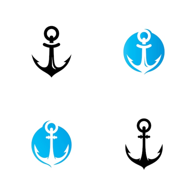 Premium Vector | Anchor logo and symbol icon vector template