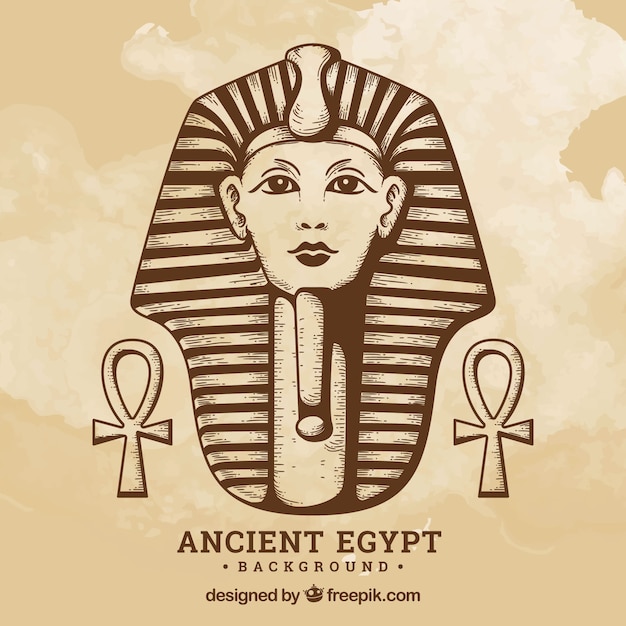 無料のベクター 古代エジプトの背景