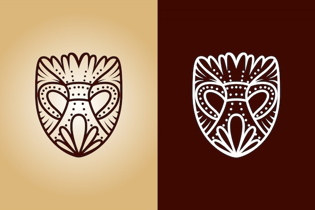 Download Free Ancient Mask Logo Premium Vector Use our free logo maker to create a logo and build your brand. Put your logo on business cards, promotional products, or your website for brand visibility.