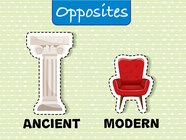 Free Vector Ancient And Modern Opposite Word