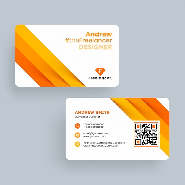 Download Free Andrew Freelance Designer Business Card Template Or Visiting Card Use our free logo maker to create a logo and build your brand. Put your logo on business cards, promotional products, or your website for brand visibility.