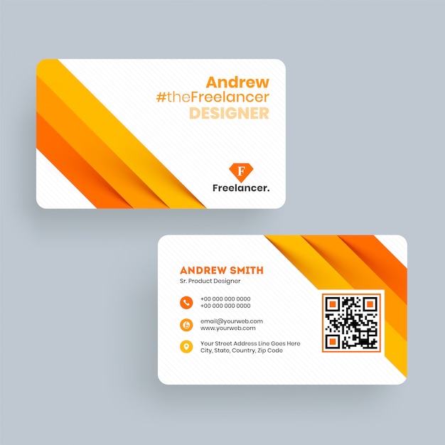 Freelance Business Card Template