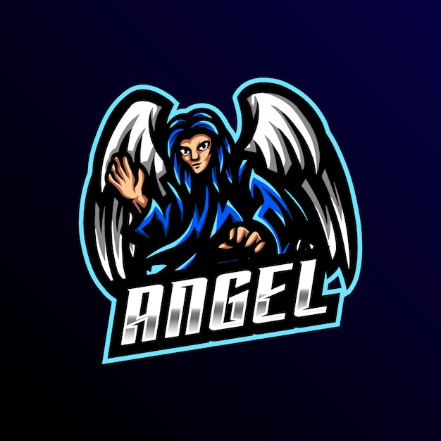 Download Free Angel Mascot Logo Esport Gaming Premium Vector Use our free logo maker to create a logo and build your brand. Put your logo on business cards, promotional products, or your website for brand visibility.