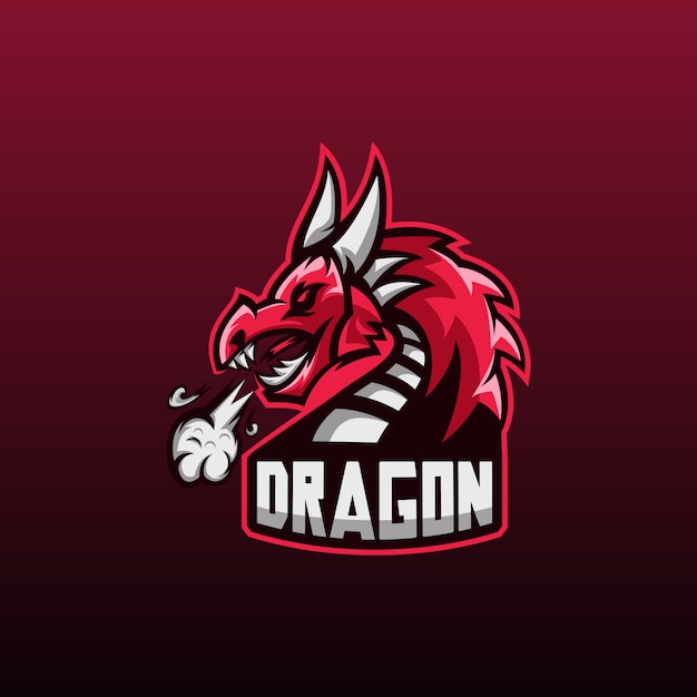 Premium Vector | Angry dragon sport logo illustration for your team gaming