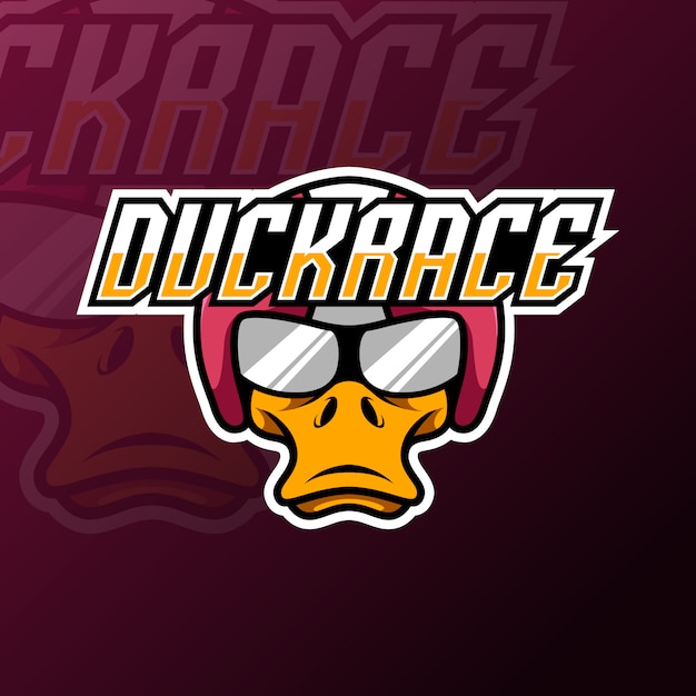 Download Free Angry Duck Rider Mascot Sport Gaming Esport Logo Template For Use our free logo maker to create a logo and build your brand. Put your logo on business cards, promotional products, or your website for brand visibility.