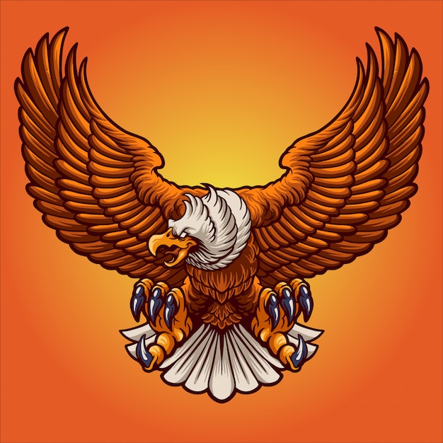 Download Vector Head Angry Eagle Logo PSD - Free PSD Mockup Templates