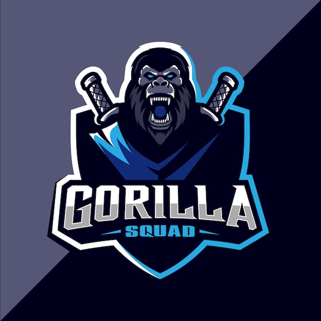 Download Free Angry Gorilla Mascot Esport Logo Design Premium Vector Use our free logo maker to create a logo and build your brand. Put your logo on business cards, promotional products, or your website for brand visibility.