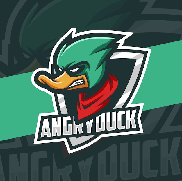 Download Free Angry Green Duck Mascot Esport Logo Design Premium Vector Use our free logo maker to create a logo and build your brand. Put your logo on business cards, promotional products, or your website for brand visibility.
