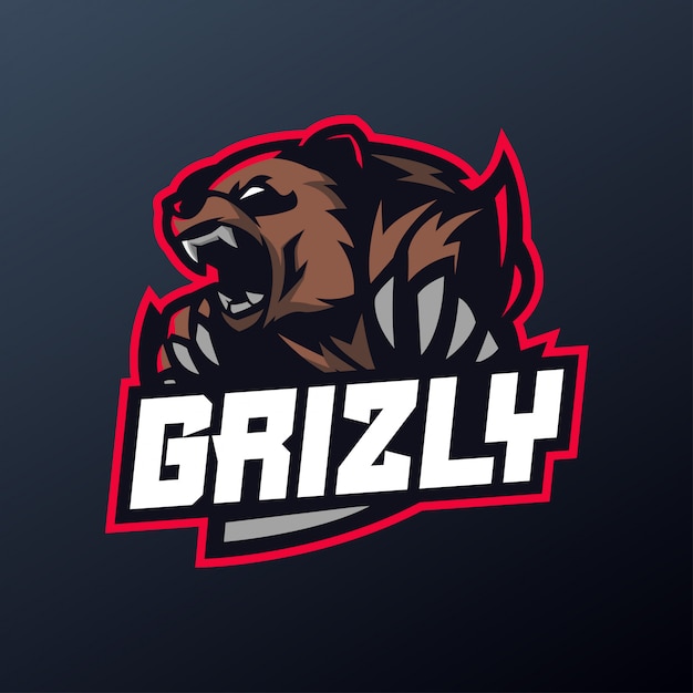 Download Free Angry Grizzly Bear For Sport And Esports Logo Premium Vector Use our free logo maker to create a logo and build your brand. Put your logo on business cards, promotional products, or your website for brand visibility.