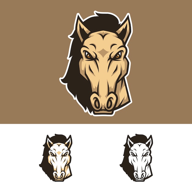 Download Free Angry Horse Head Mascot Logo Premium Vector Use our free logo maker to create a logo and build your brand. Put your logo on business cards, promotional products, or your website for brand visibility.