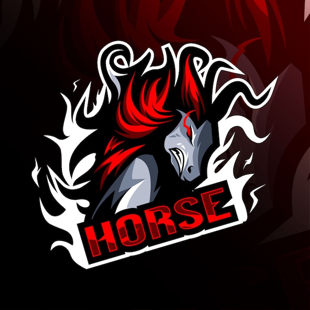 Download Free Angry Horse Mascot Logo Esport Template Premium Vector Use our free logo maker to create a logo and build your brand. Put your logo on business cards, promotional products, or your website for brand visibility.