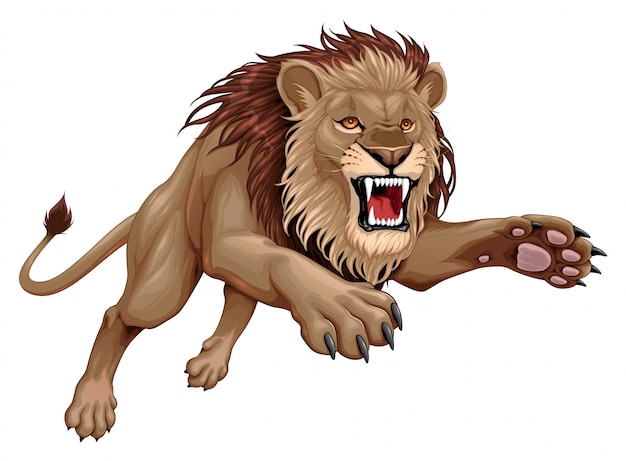 Free Free Jumping Lion Svg 196 SVG PNG EPS DXF File