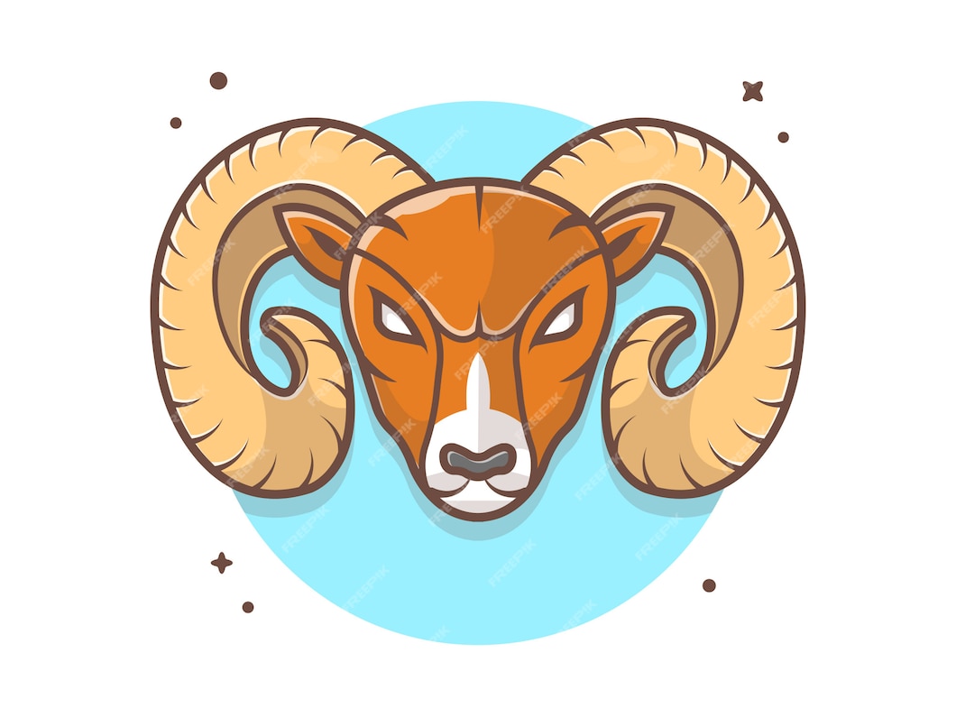Premium Vector | Angry ram mascot logo icon