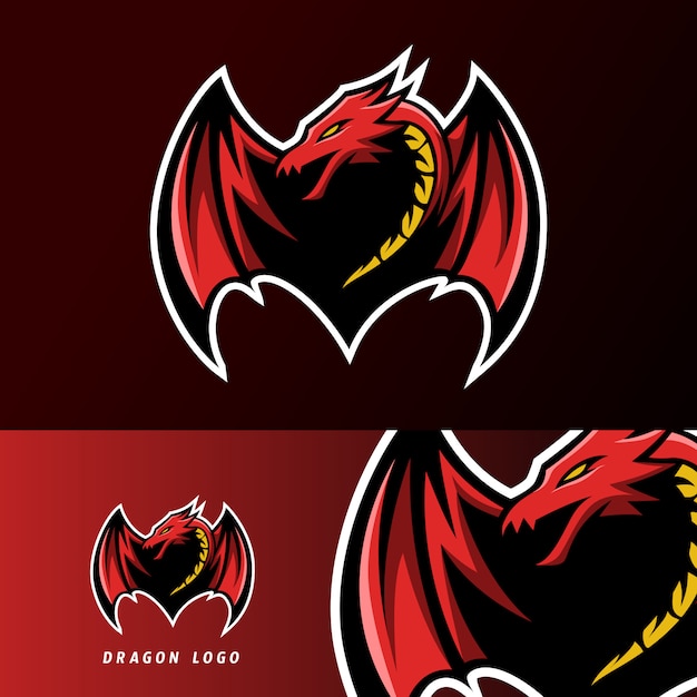 Download Free Angry Red Fly Dragon Mascot Sport Esport Logo Template Premium Use our free logo maker to create a logo and build your brand. Put your logo on business cards, promotional products, or your website for brand visibility.