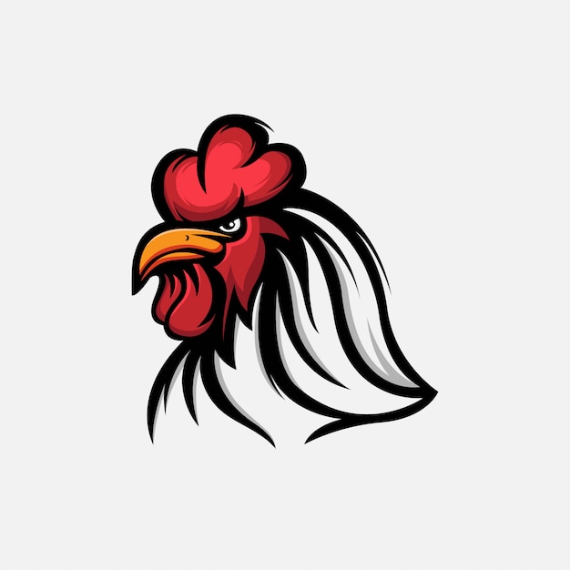 Download Free Angry Rooster Logo Template With Red And White Color Premium Vector Use our free logo maker to create a logo and build your brand. Put your logo on business cards, promotional products, or your website for brand visibility.