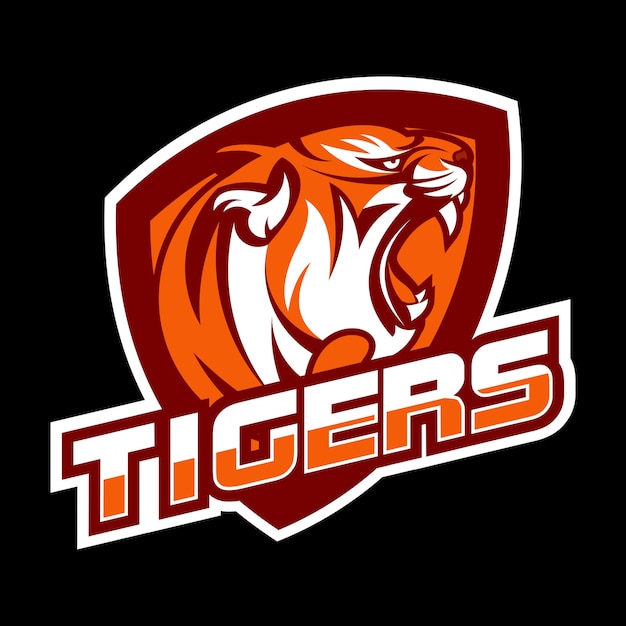 Premium Vector | Angry tiger logo concept