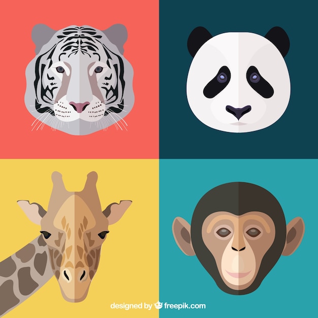 Download Free Download This Free Vector Animal Faces Use our free logo maker to create a logo and build your brand. Put your logo on business cards, promotional products, or your website for brand visibility.