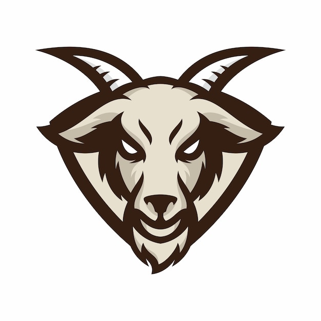 Download Animal head - goat - vector logo/icon illustration mascot | Premium Vector