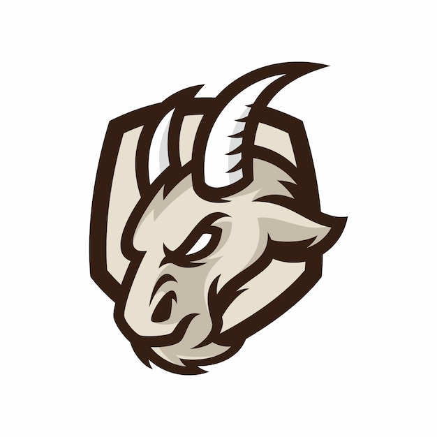 Download Animal head - goat - vector logo/icon illustration mascot ...