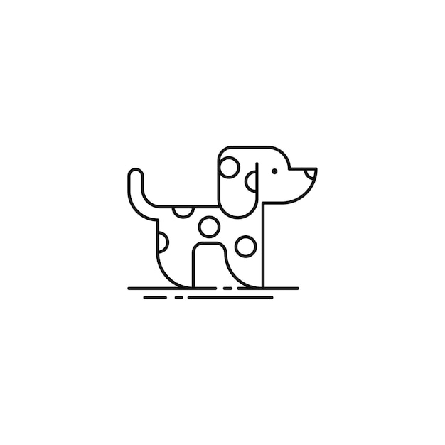Premium Vector | Animal line art logo